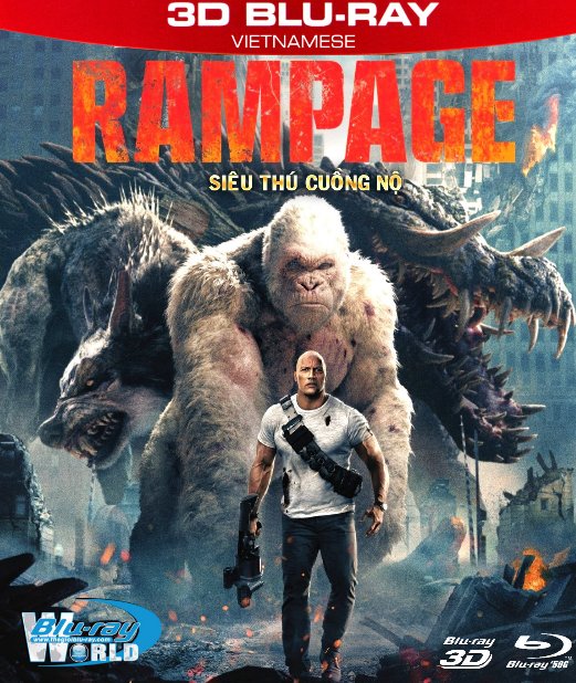 Z257. Rampage 2018 - Siêu Thú Cuồng Nộ 3D50G (TRUE - HD 7.1 DOLBY ATMOS)